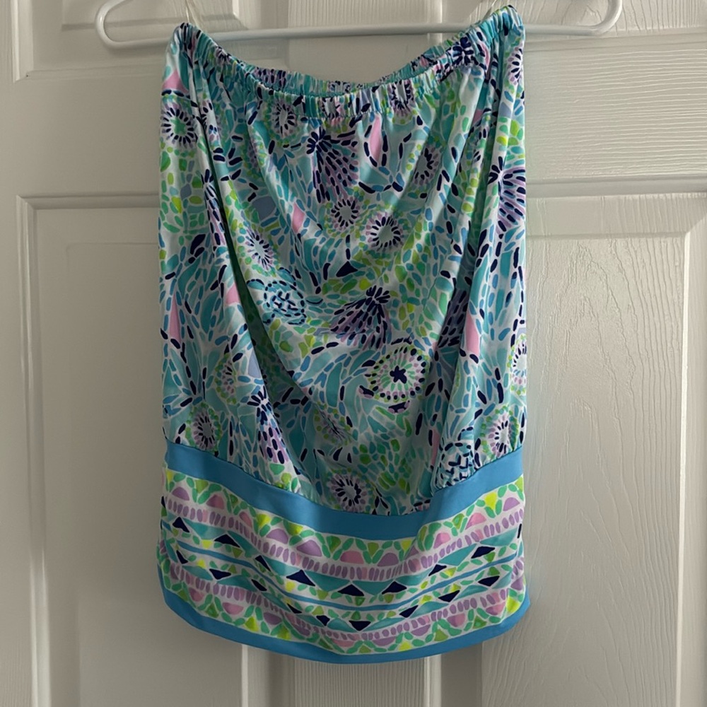 Lilly Pulitzer strapless top Size S